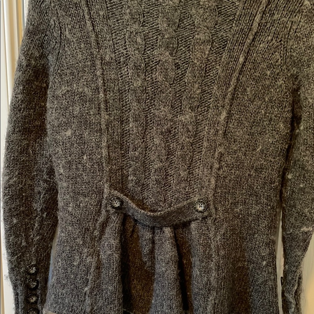 Harley Davidson Gray Cable Knit Sweater-M - Picture 6 of 8